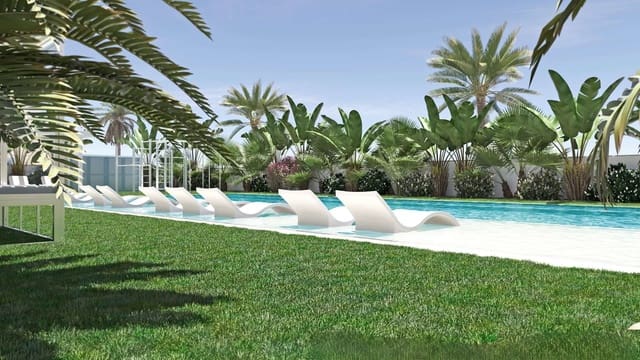 3 makuuhuone Bungalow myytävänä paikassa El Mojon, Pilar de la Horadada mukana uima-altaan 
autotalli - 364 000 € (Ref: 10056042)