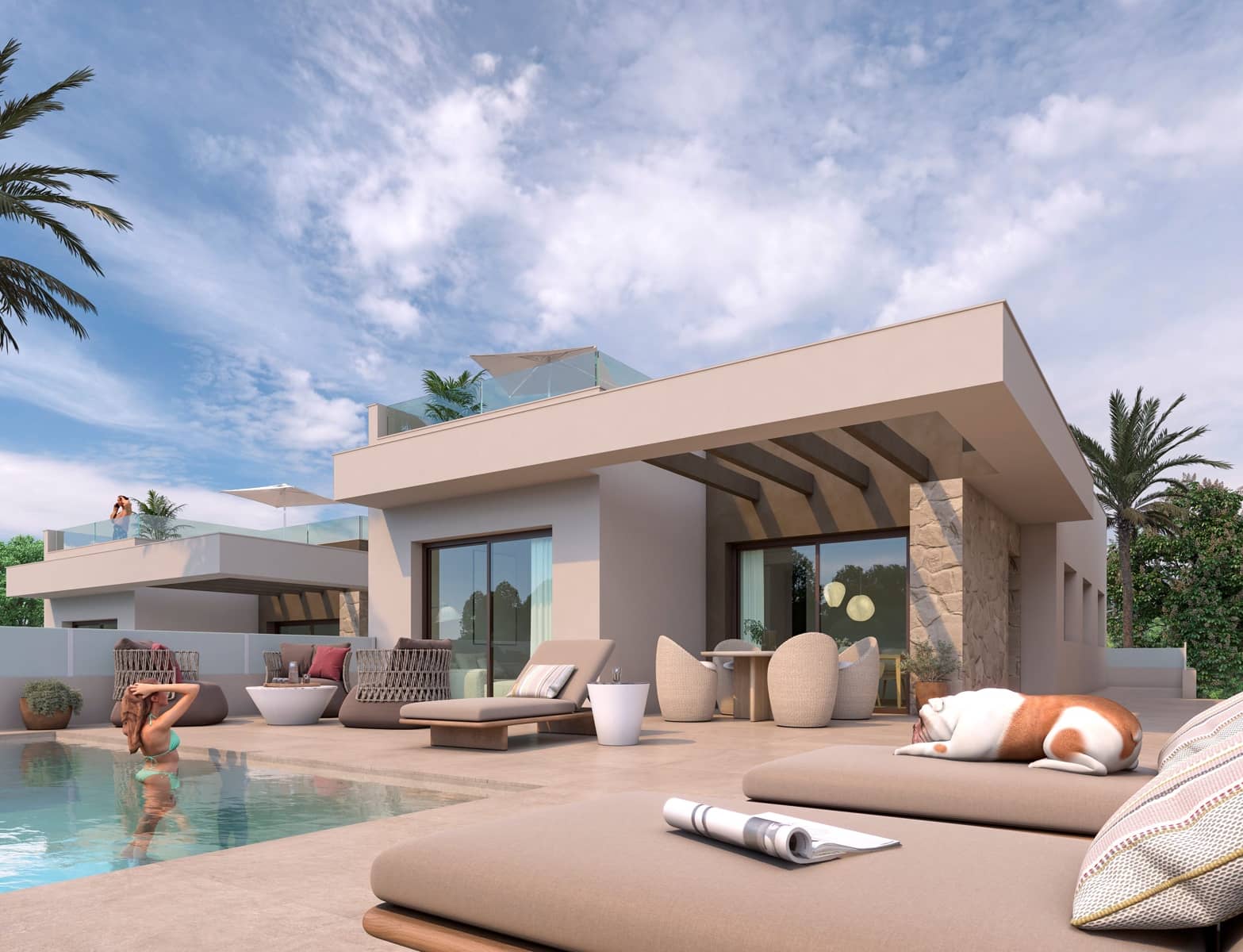 Chalet de 3 habitaciones en Rojales en venta con piscina garaje - 650.000 € (Ref: 10056745)