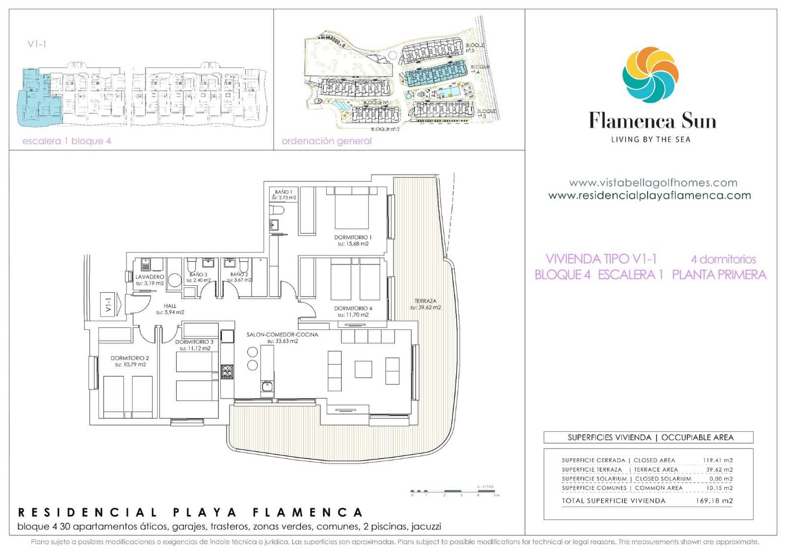 4 soveværelse Lejlighed til salg i Orihuela Costa med swimmingpool garage - € 499.000 (Ref: 10075563)
