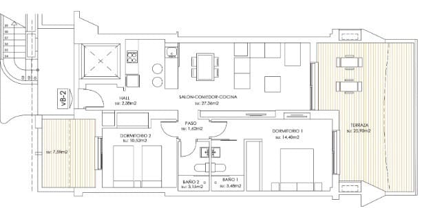 2 bedroom Apartment for sale in Orihuela Costa with pool - € 325,000 (Ref: 7374465)