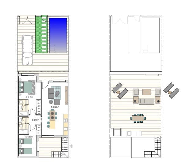 2 Zimmer Villa zu verkaufen in San Javier mit Pool - 275.000 € (Ref: 7374562)