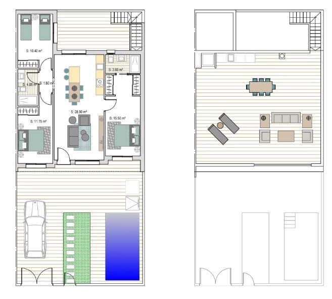 3 slaapkamer Villa te koop in San Javier met zwembad - € 355.000 (Ref: 7374563)