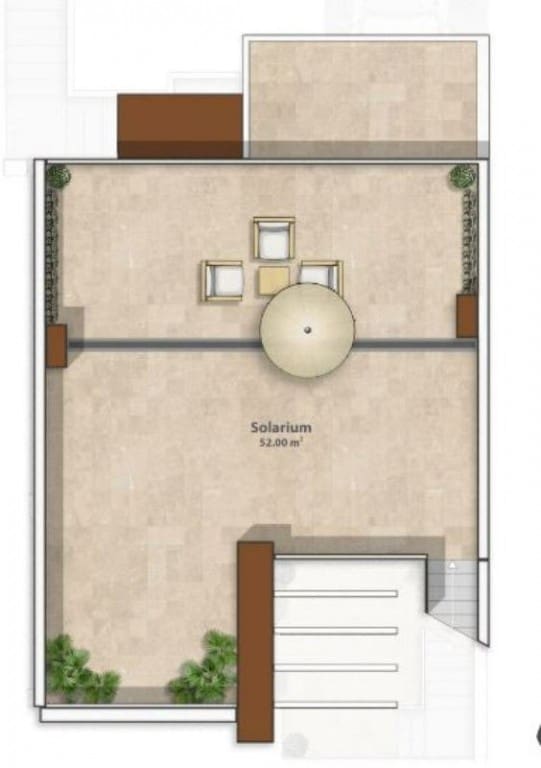 2 chambre Penthouse à vendre à San Pedro del Pinatar avec piscine - 265 000 € (Ref: 7374590)