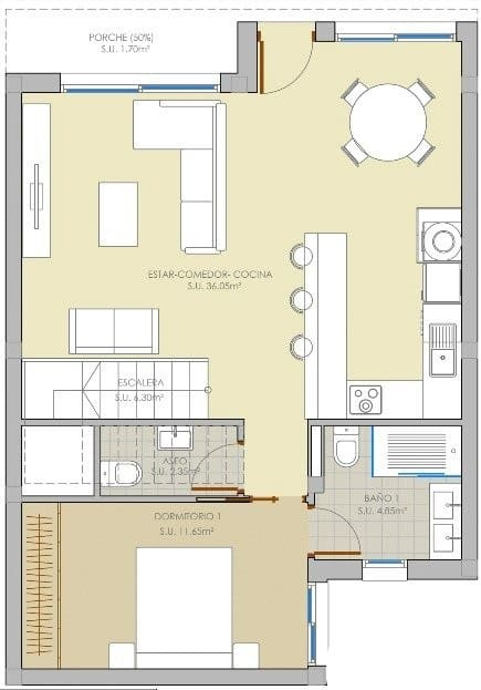 3 quarto Casa em Banda para venda em Rojales com piscina - 365 900 € (Ref: 7374646)