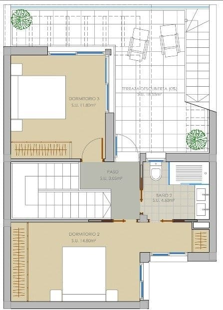 3 quarto Casa em Banda para venda em Rojales com piscina - 365 900 € (Ref: 7374646)