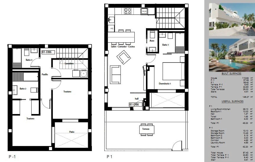 3 bedroom Apartment for sale in Torrevieja with pool - € 330,000 (Ref: 7374682)