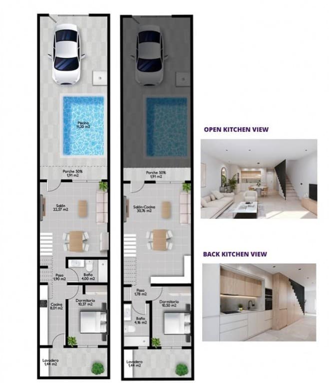 3 bedroom Townhouse for sale in San Pedro del Pinatar with pool - € 369,900 (Ref: 7374727)