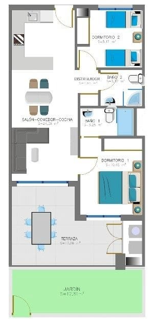 2 chambre Appartement à vendre à Torrevieja avec piscine - 285 000 € (Ref: 7374748)