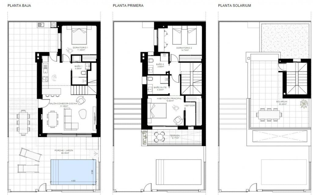 3 camera da letto Villa in vendita in San Pedro del Pinatar con piscina - 419.900 € (Rif: 7374765)