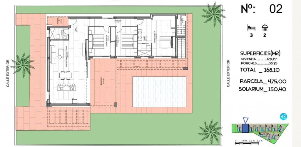 3 bedroom Villa for sale in Algorfa with pool - € 670,000 (Ref: 7431857)