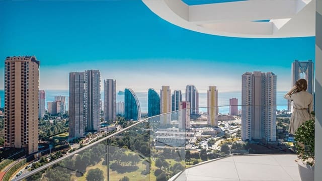 3 slaapkamer Appartement te koop in Juzgados - Plaza de Toros, Benidorm met zwembad - € 489.000 (Ref: 7502479)