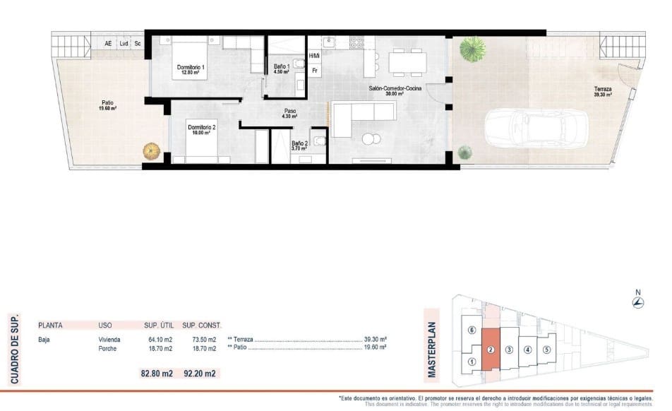 2 slaapkamer Appartement te koop in San Pedro del Pinatar met zwembad - € 239.900 (Ref: 7550821)