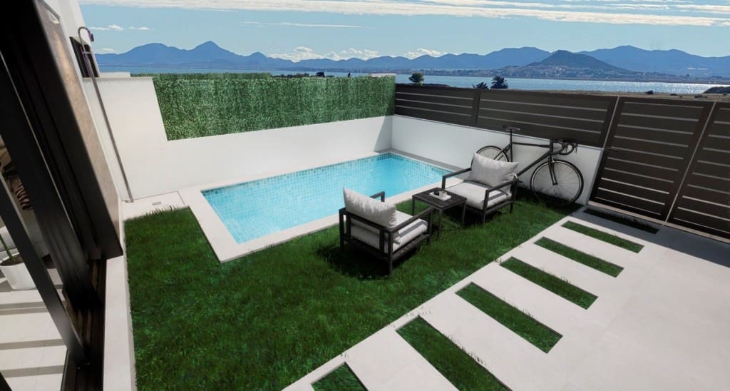 3 bedroom Villa for sale in Los Alcazares with pool - € 349,900 (Ref: 7602896)