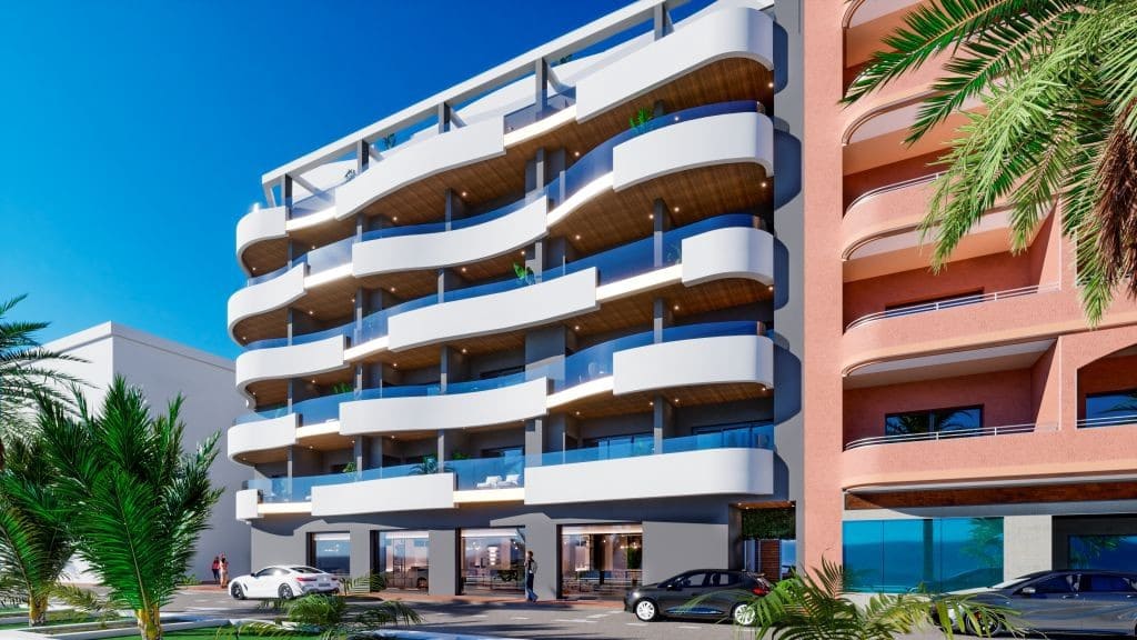 2 soverom Penthouse til salgs i Torrevieja med svømmebasseng - € 469 000 (Ref: 7636156)
