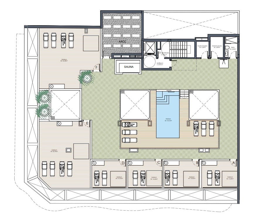 2 soverom Penthouse til salgs i Torrevieja med svømmebasseng - € 469 000 (Ref: 7636156)