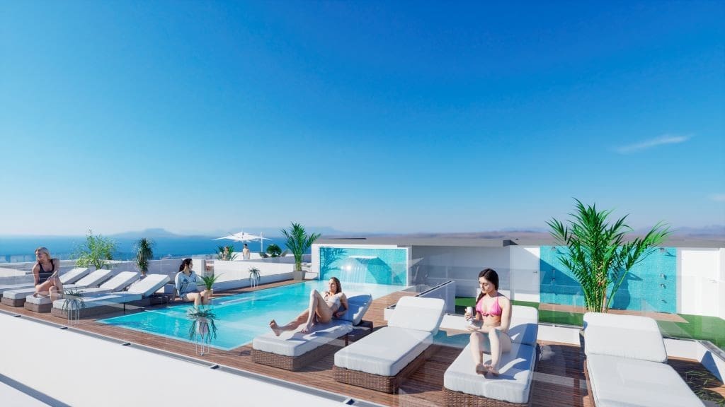 2 soverom Penthouse til salgs i Torrevieja med svømmebasseng - € 469 000 (Ref: 7636156)