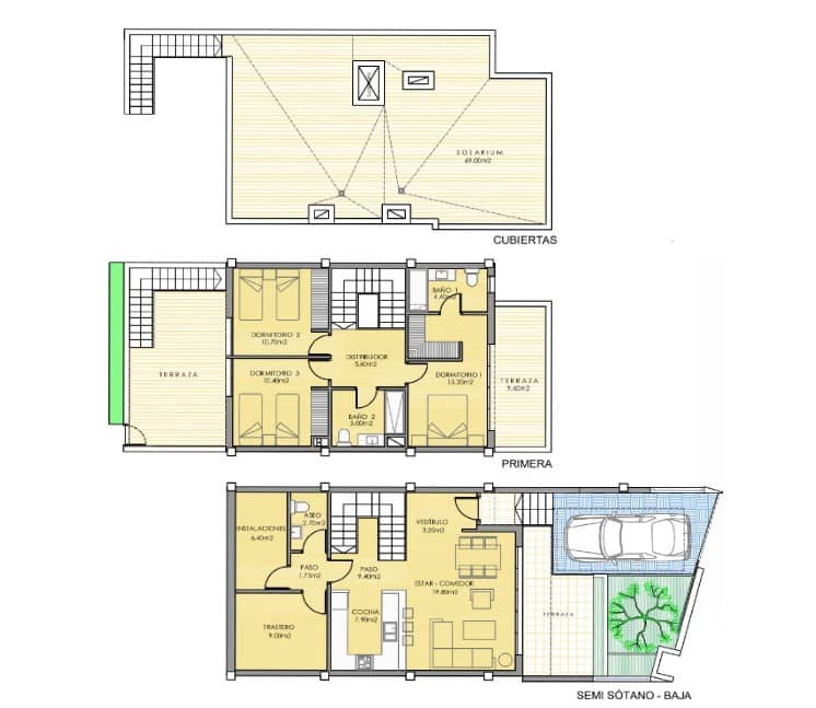 3 soveværelse Byhus til salg i Monforte del Cid med swimmingpool - € 330.000 (Ref: 7644522)