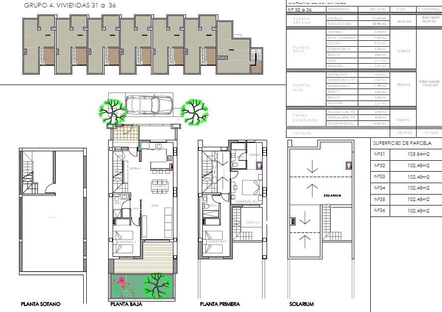 3 slaapkamer Huis te koop in Monforte del Cid met zwembad garage - € 365.000 (Ref: 7644522)