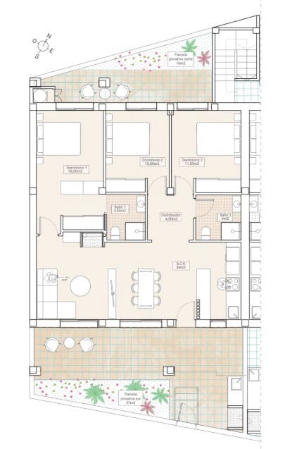 3 bedroom Apartment for sale in Hondon de las Nieves - € 198,000 (Ref: 7660151)