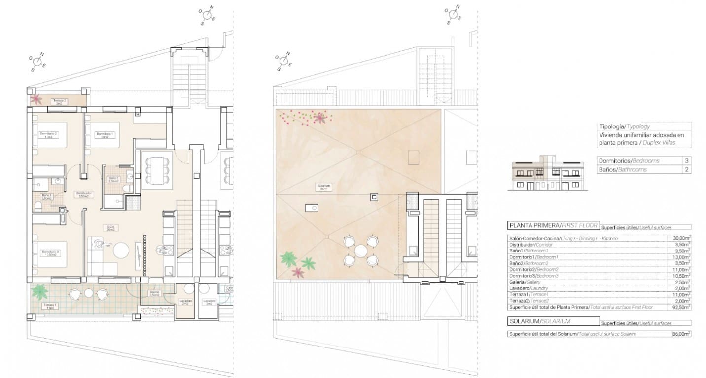 3 slaapkamer Penthouse te koop in Hondon de las Nieves - € 215.000 (Ref: 7660152)