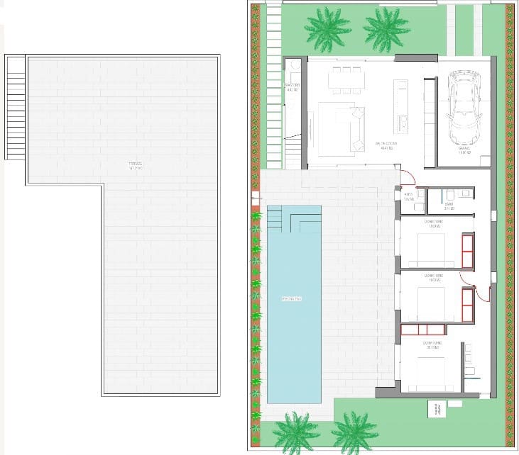 3 bedroom Villa for sale in Los Alcazares with pool garage - € 689,900 (Ref: 7683509)