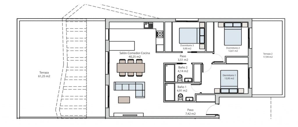 3 bedroom Apartment for sale in Finestrat with pool - € 439,900 (Ref: 7823745)