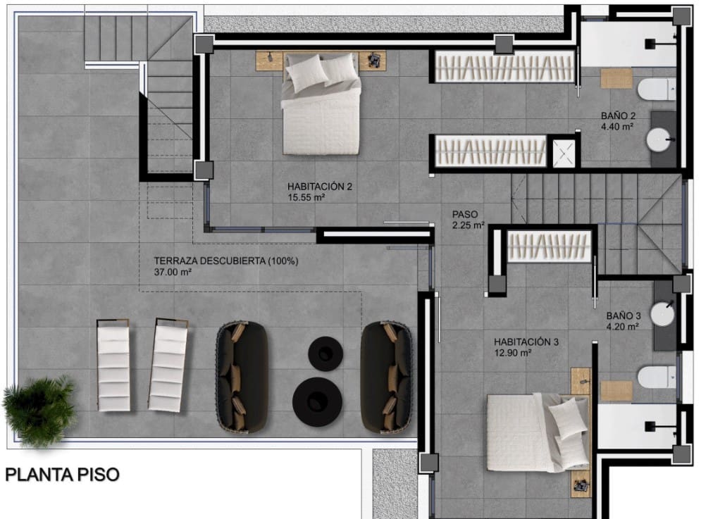 3 soveværelse Villa til salg i Benimar med swimmingpool - € 549.000 (Ref: 7861306)