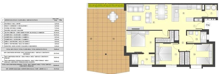 3 chambre Appartement à vendre à Torrevieja avec piscine - 372 000 € (Ref: 7976239)