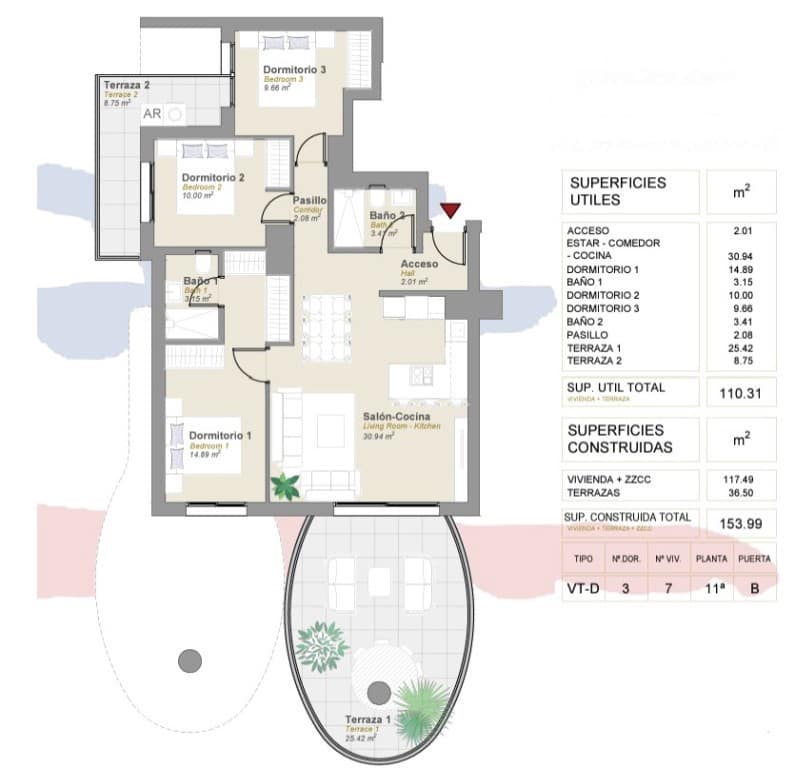 3 bedroom Apartment for sale in Calpe / Calp with pool - € 625,000 (Ref: 8010278)