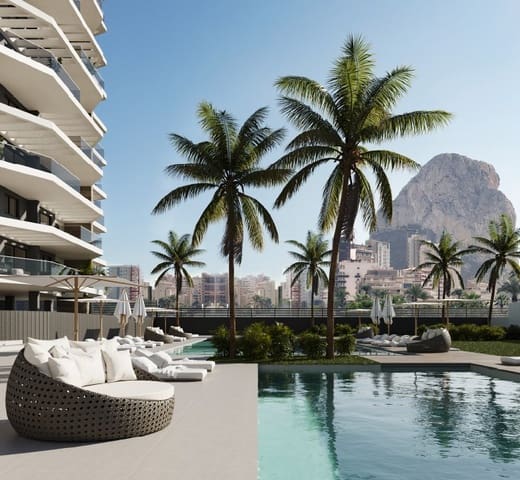 3 quarto Apartamento para venda em Pueblo, Calpe / Calp com piscina - 476 000 € (Ref: 8010280)