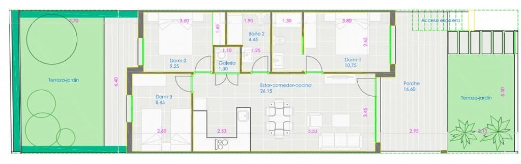 3 Zimmer Apartment zu verkaufen in Punta Prima mit Pool - 370.000 € (Ref: 8116434)