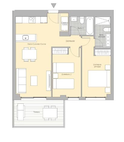 2 slaapkamer Appartement te koop in Calpe / Calp met zwembad - € 373.000 (Ref: 8131419)