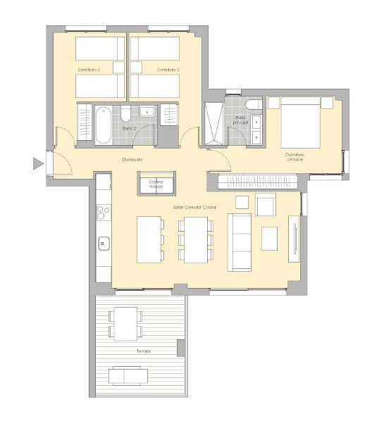 3 Zimmer Apartment zu verkaufen in Calpe / Calp mit Pool - 404.000 € (Ref: 8131434)