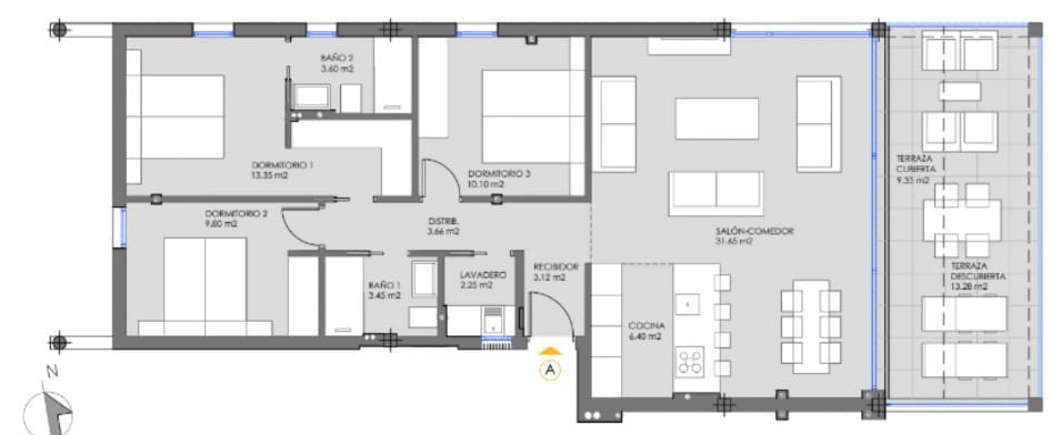 3 slaapkamer Appartement te koop in Mar de Cristal met zwembad - € 325.000 (Ref: 8142014)