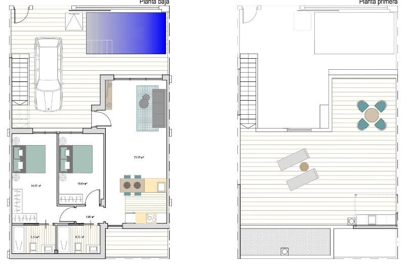 2 makuuhuone Omakotitalo myytävänä paikassa Roldan mukana uima-altaan - 289 900 € (Ref: 8145414)