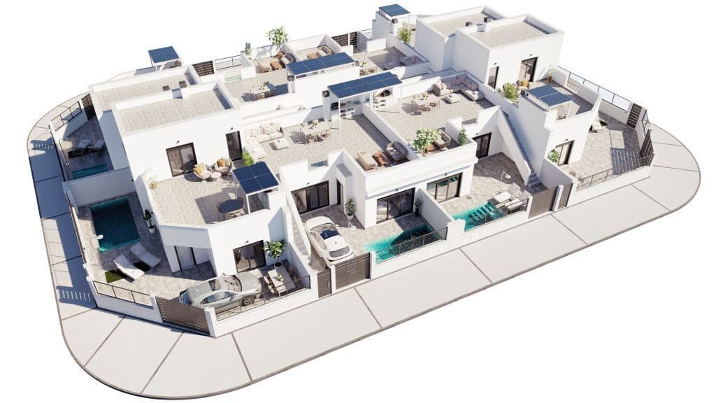 2 makuuhuone Omakotitalo myytävänä paikassa Roldan mukana uima-altaan - 289 900 € (Ref: 8145414)