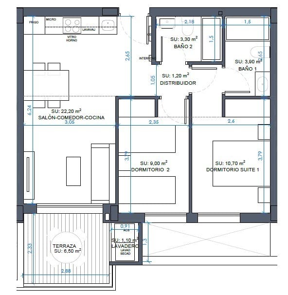 2 bedroom Apartment for sale in Benijofar - € 253,000 (Ref: 8151678)