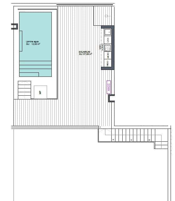 2 slaapkamer Penthouse te koop in Benijofar met zwembad - € 441.000 (Ref: 8151681)