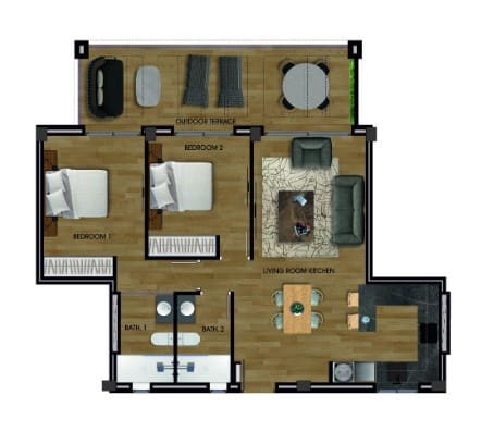 2 bedroom Apartment for sale in Los Alcazares with pool - € 260,000 (Ref: 8298813)