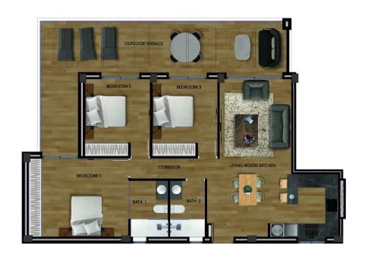 3 bedroom Apartment for sale in Los Alcazares with pool - € 330,000 (Ref: 8298814)