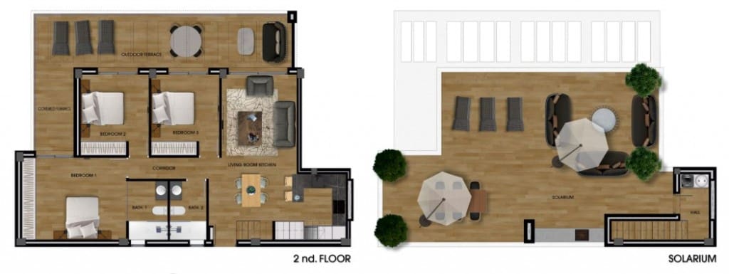 3 soveværelse Penthouse til salg i Los Alcazares med swimmingpool - € 405.000 (Ref: 8298815)