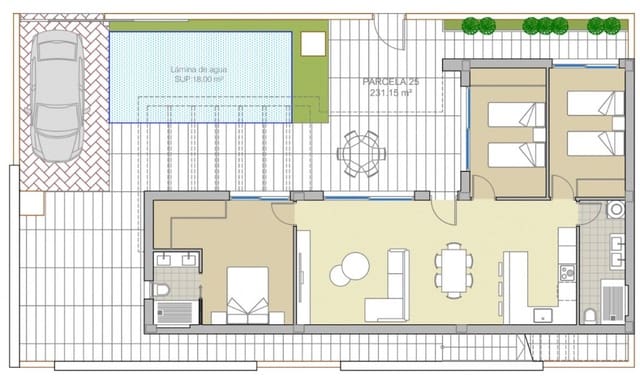 3 bedroom Villa for sale in Los Montesinos with pool - € 409,900 (Ref: 8325129)