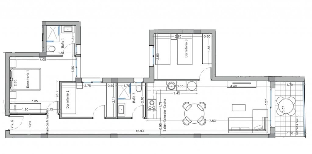 3 camera da letto Appartamento in vendita in Guardamar del Segura con piscina - 431.000 € (Rif: 8338265)