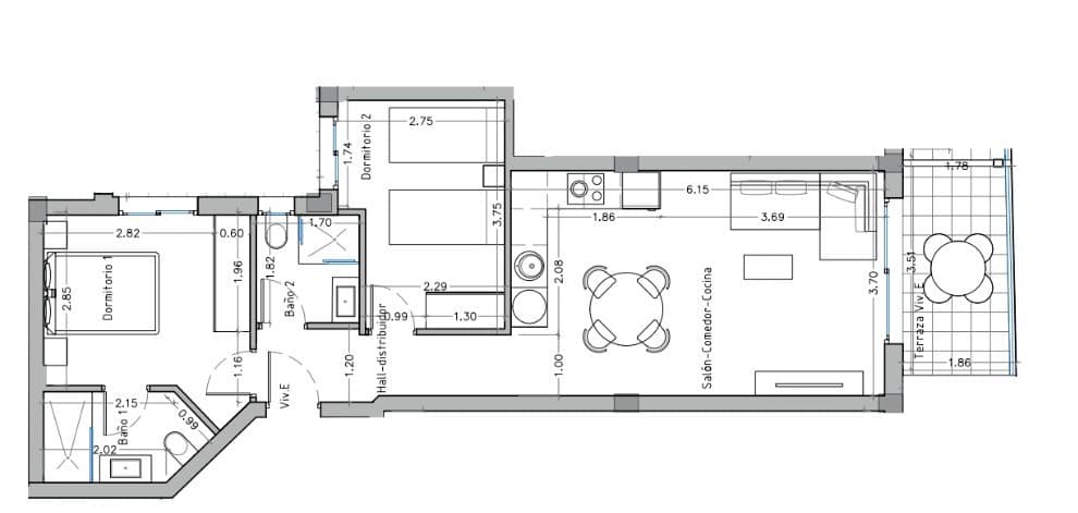 2 Zimmer Apartment zu verkaufen in Guardamar del Segura mit Pool - 297.000 € (Ref: 8338266)