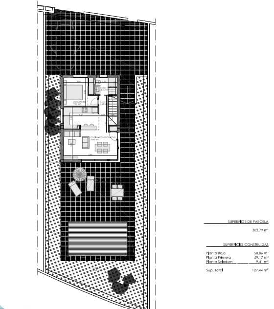 3 Zimmer Villa zu verkaufen in Pilar de la Horadada mit Pool - 474.900 € (Ref: 8402175)
