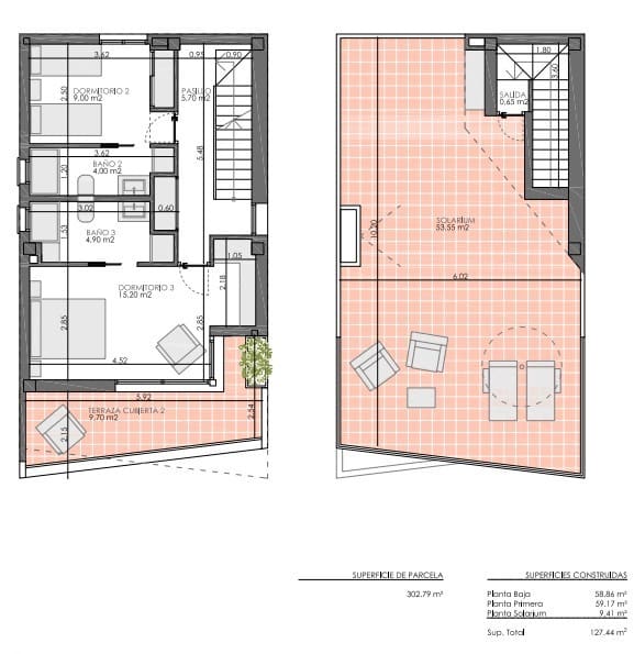 3 Zimmer Villa zu verkaufen in Pilar de la Horadada mit Pool - 474.900 € (Ref: 8402175)