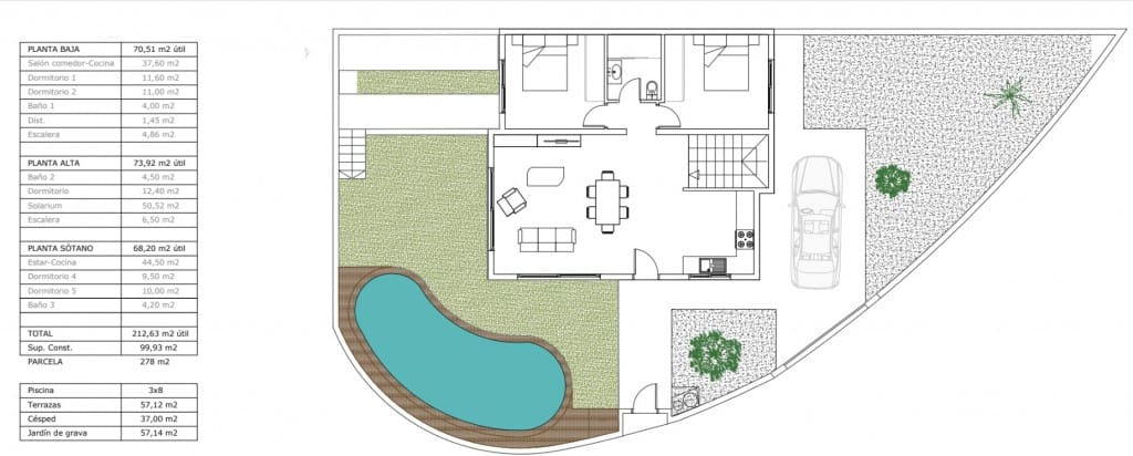 3 bedroom Villa for sale in Rojales with pool - € 449,500 (Ref: 8410329)