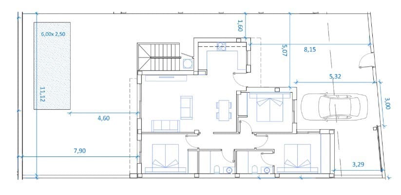 3 bedroom Villa for sale in La Marina with pool - € 392,000 (Ref: 8410330)