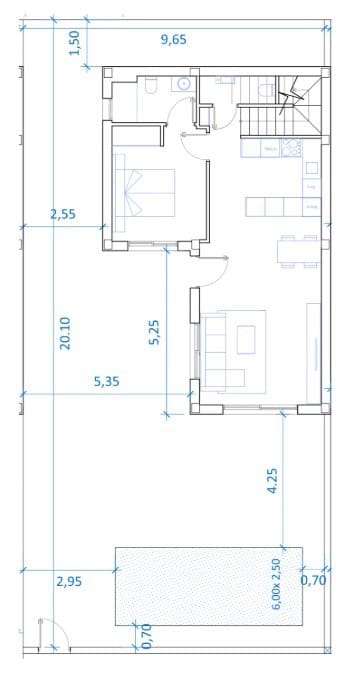 3 makuuhuone Huvila myytävänä paikassa La Marina mukana uima-altaan - 395 000 € (Ref: 8410330)