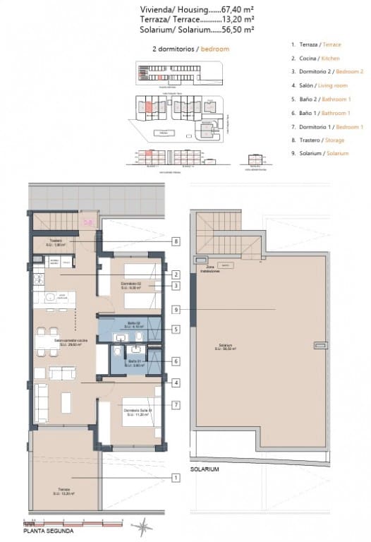 2 soveværelse Penthouse til salg i Los Alcazares med swimmingpool - € 339.900 (Ref: 8429216)